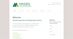 Desktop Screenshot of mindenadvisers.com